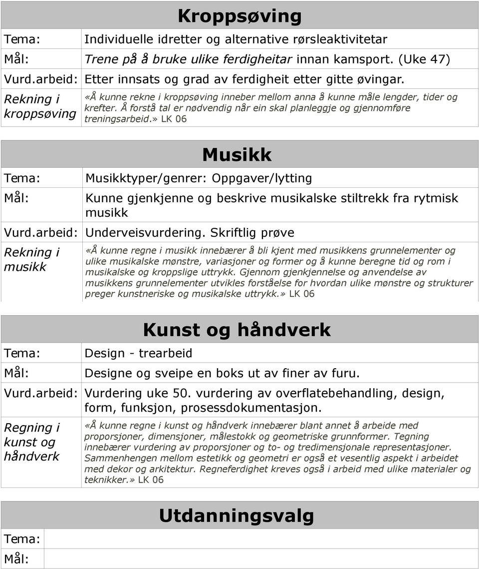 Å forstå tal er nødvendig når ein skal planleggje og gjennomføre treningsarbeid.