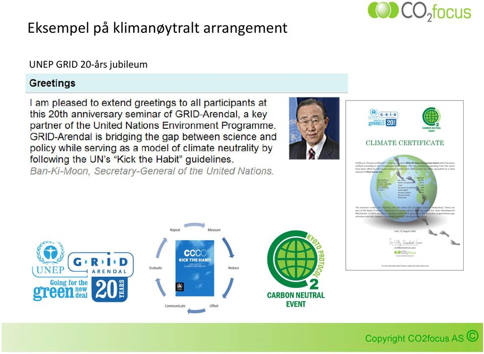 arrangement UNEP GRID