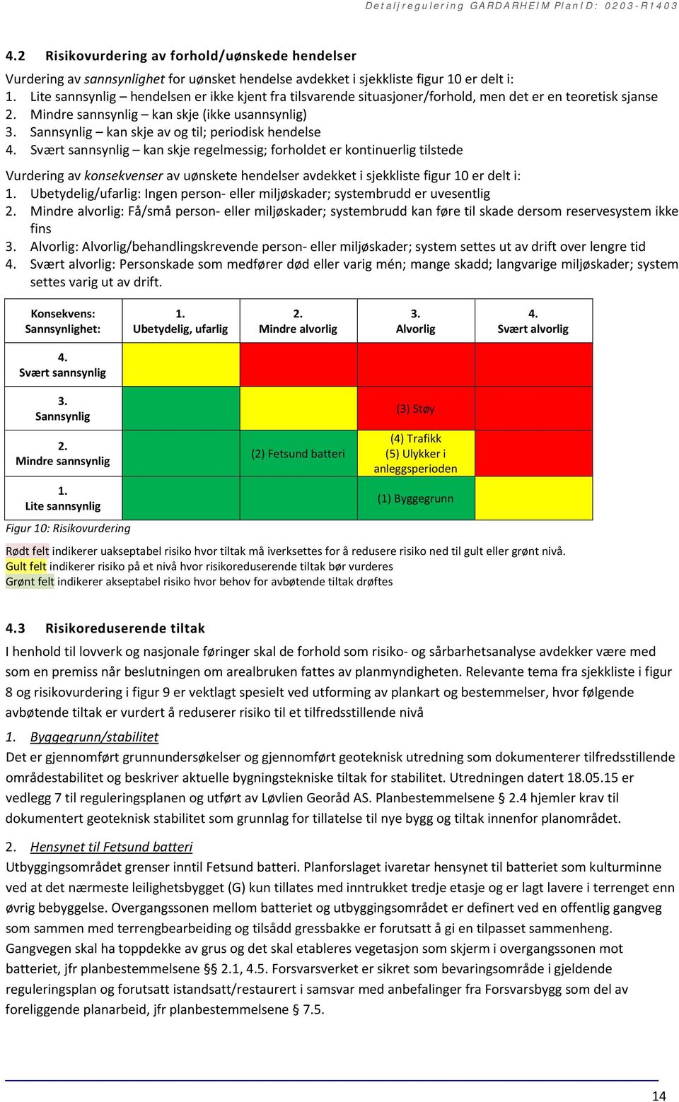 Sannsynlig kan skje av og til; periodisk hendelse 4.