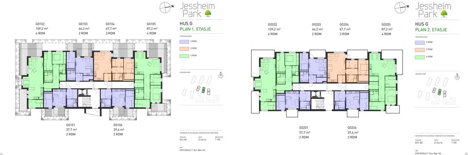 TSJ TORKLRI _ 3 ROM _ 3 ROM LSKP LSKP VS VS VS VS 0101 37,7 m² 0106 39,4 m² TI R VIL, RIR