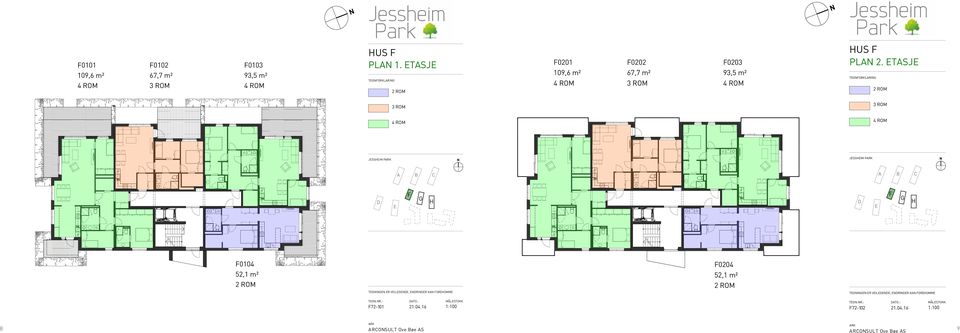 PL 2. TSJ TORKLRI _ 3 ROM 0104 52,1 m² TI R VIL, RIR K ORKOMM 0204