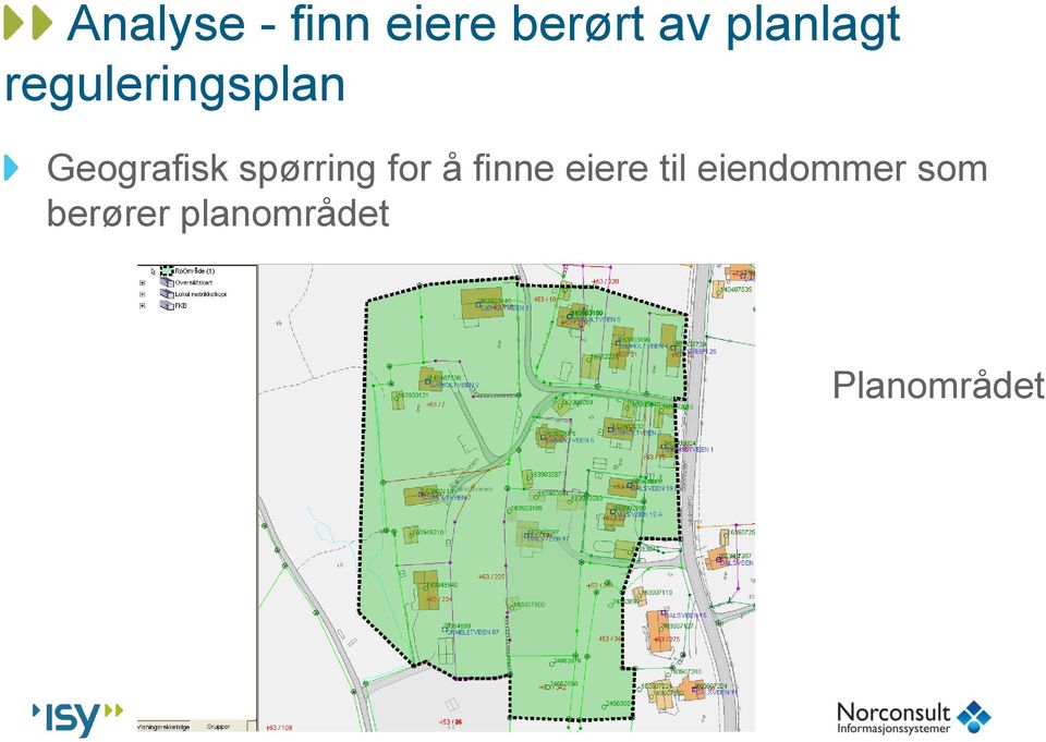 spørring for å finne eiere til