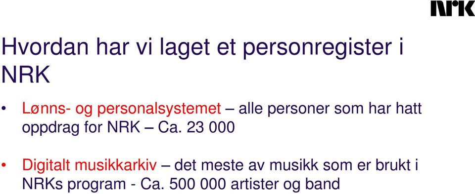 NRK Ca.