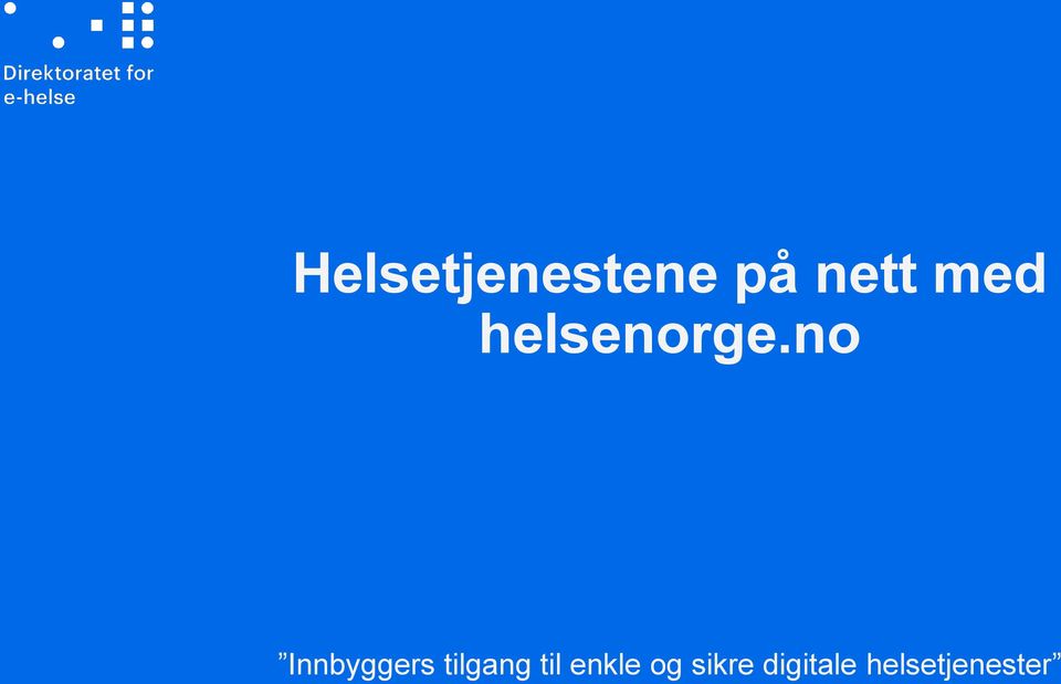 no Innbyggers tilgang til