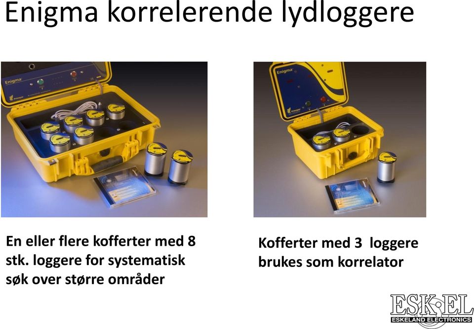 loggere for systematisk søk over større