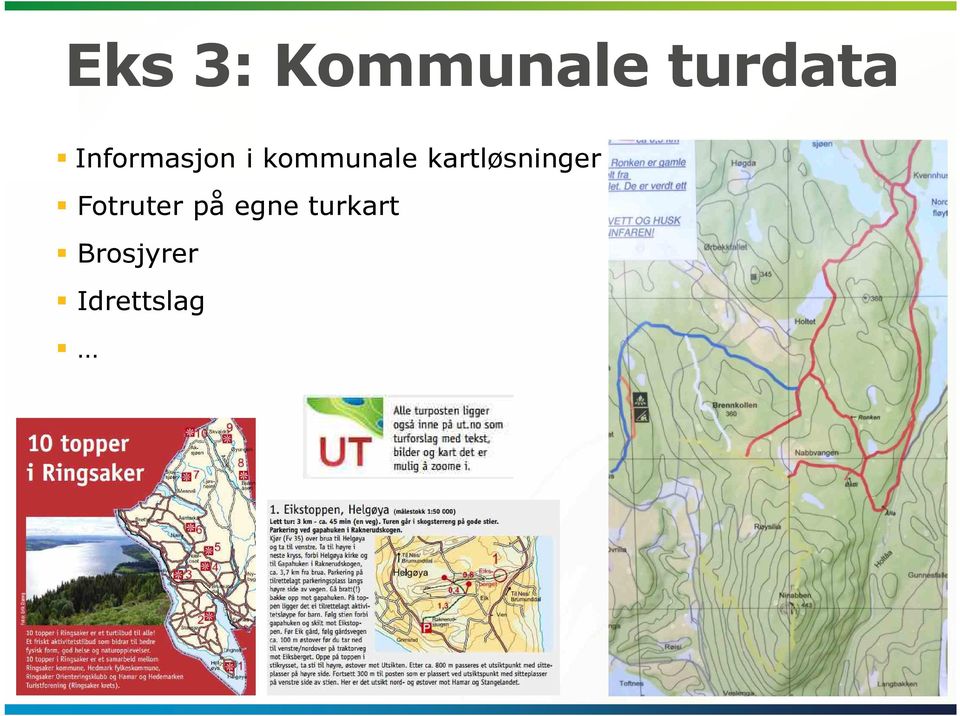 kartløsninger Fotruter på