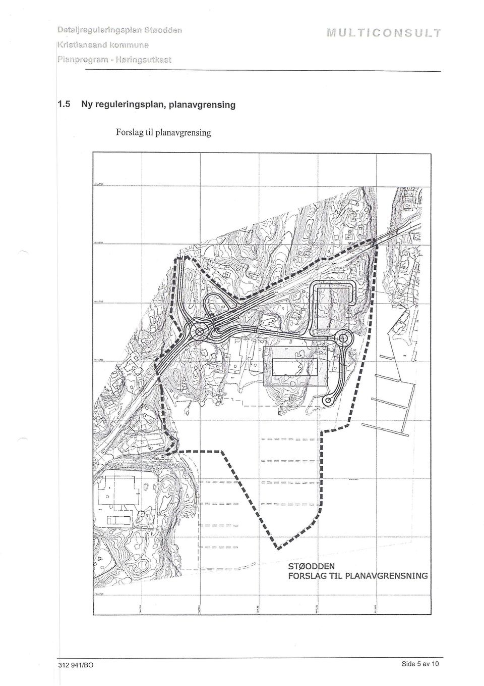 5 Ny reguleringsplan, planavgrensing