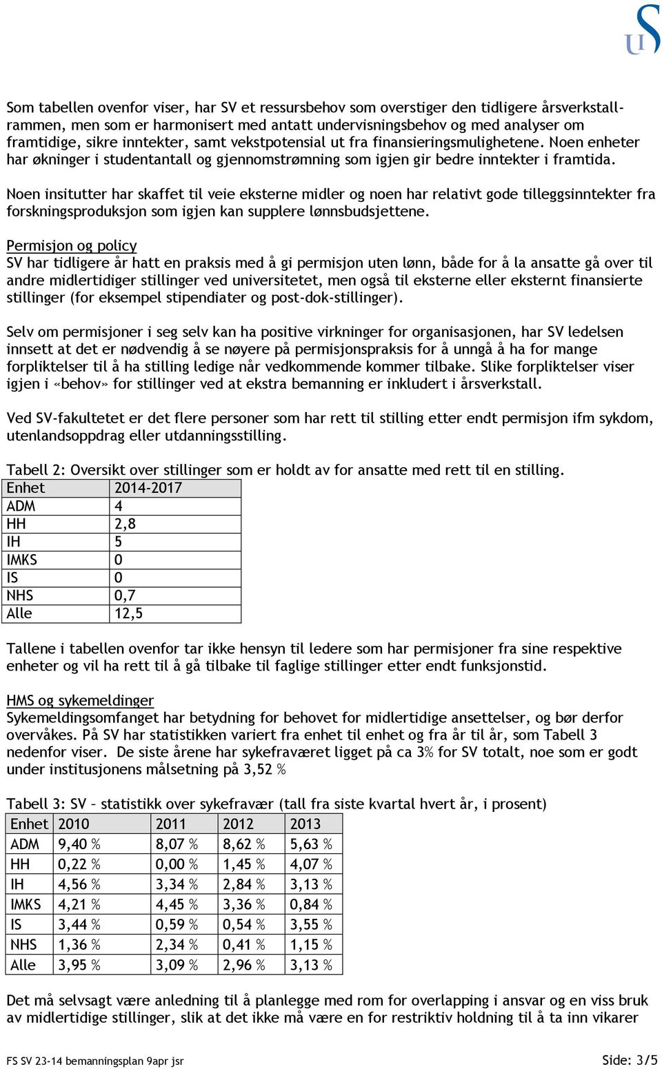 Noen insitutter har skaffet til veie eksterne midler og noen har relativt gode tilleggsinntekter fra forskningsproduksjon som igjen kan supplere lønnsbudsjettene.