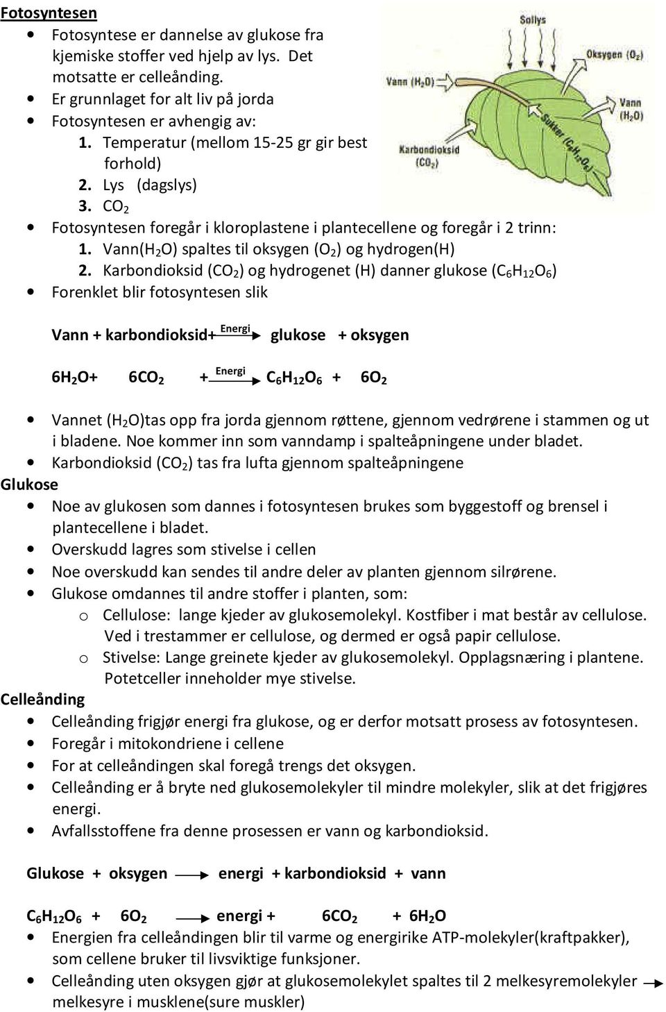 Vann(H 2 O) spaltes til oksygen (O 2 ) og hydrogen(h) 2.