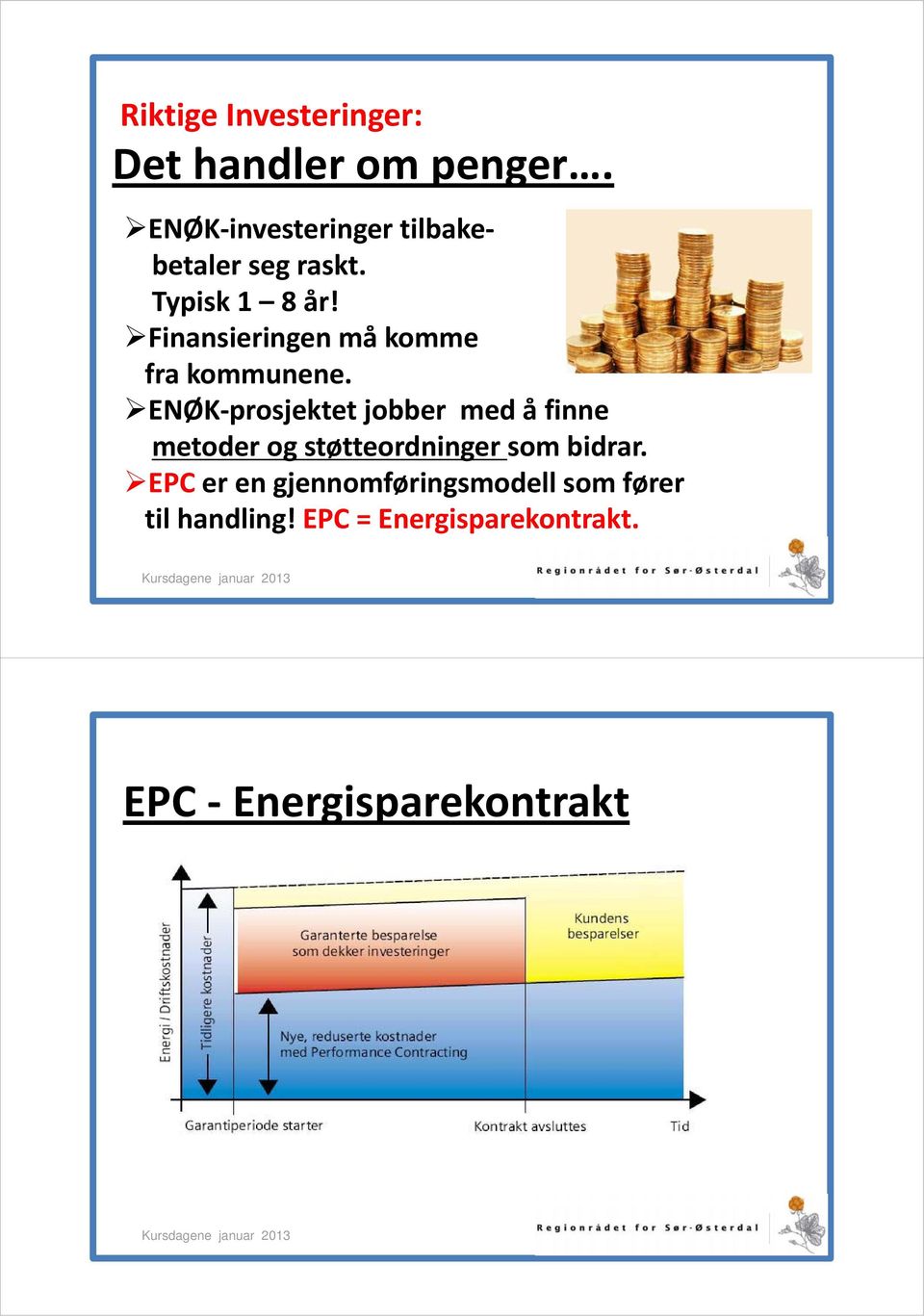 Finansieringen må komme fra kommunene.