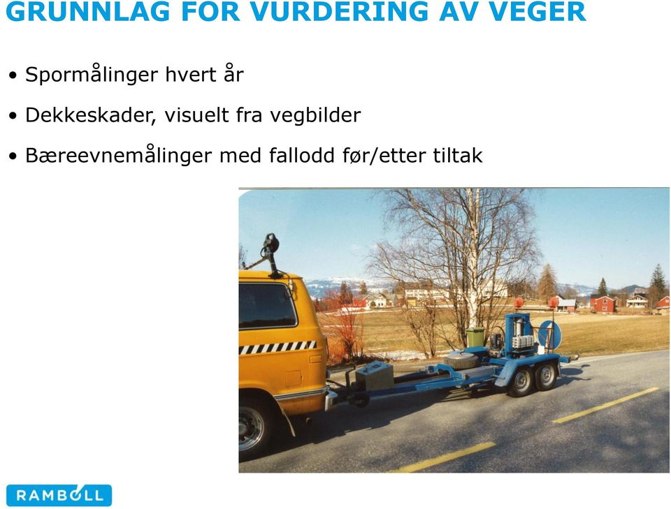 Dekkeskader, visuelt fra