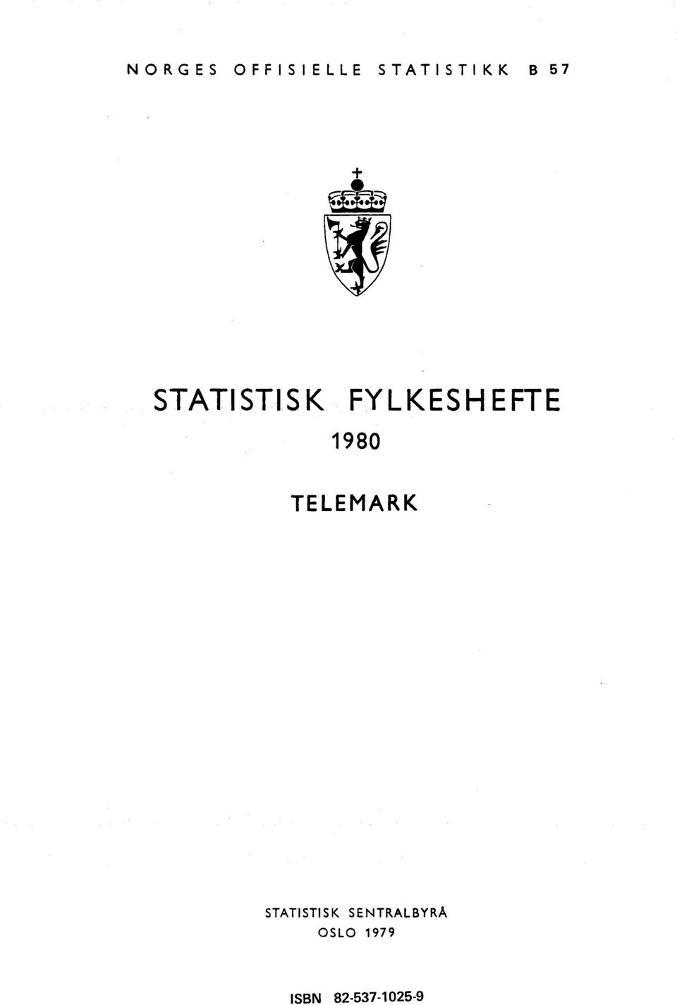 1980 TELEMARK STATISTISK