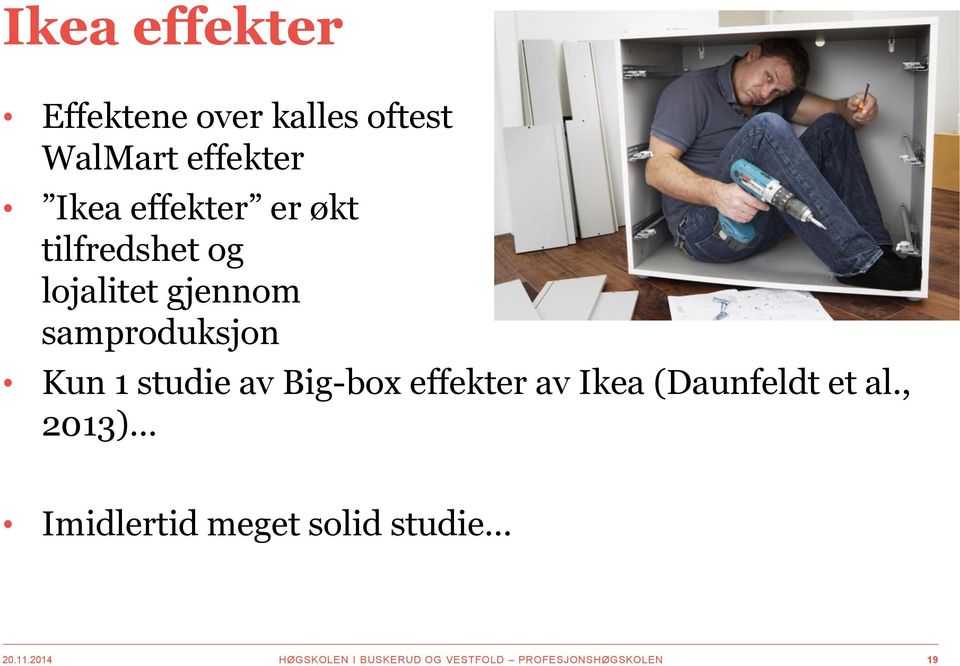 studie av Big-box effekter av Ikea (Daunfeldt et al.
