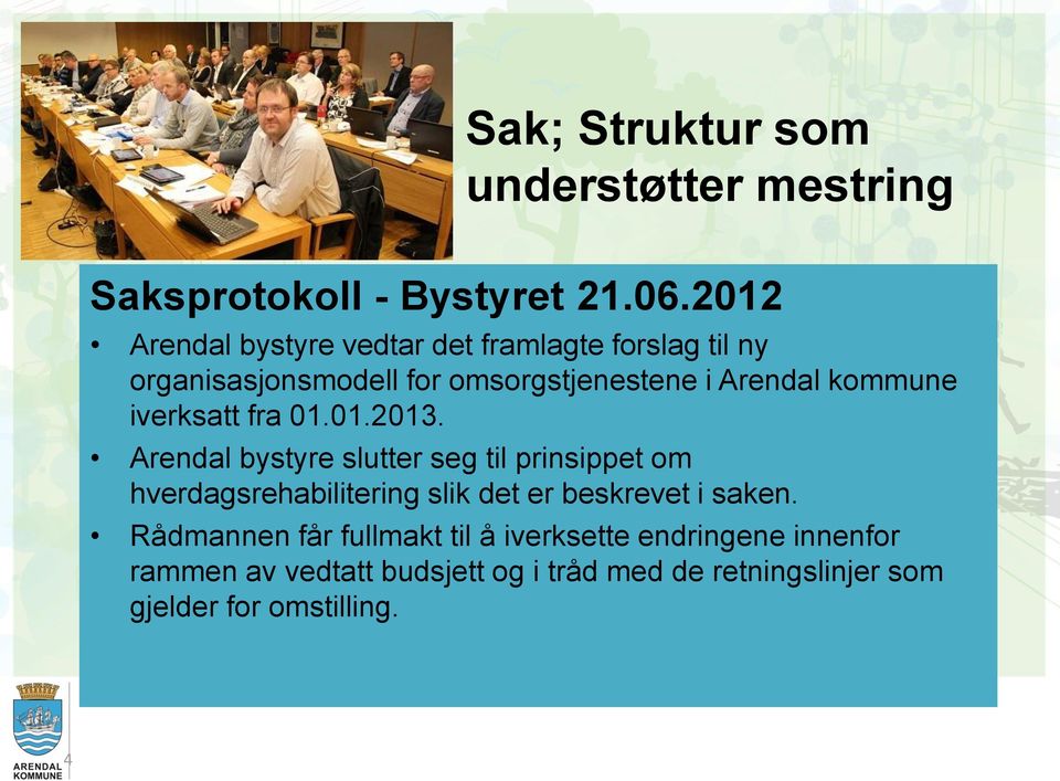 kommune iverksatt fra 01.01.2013.