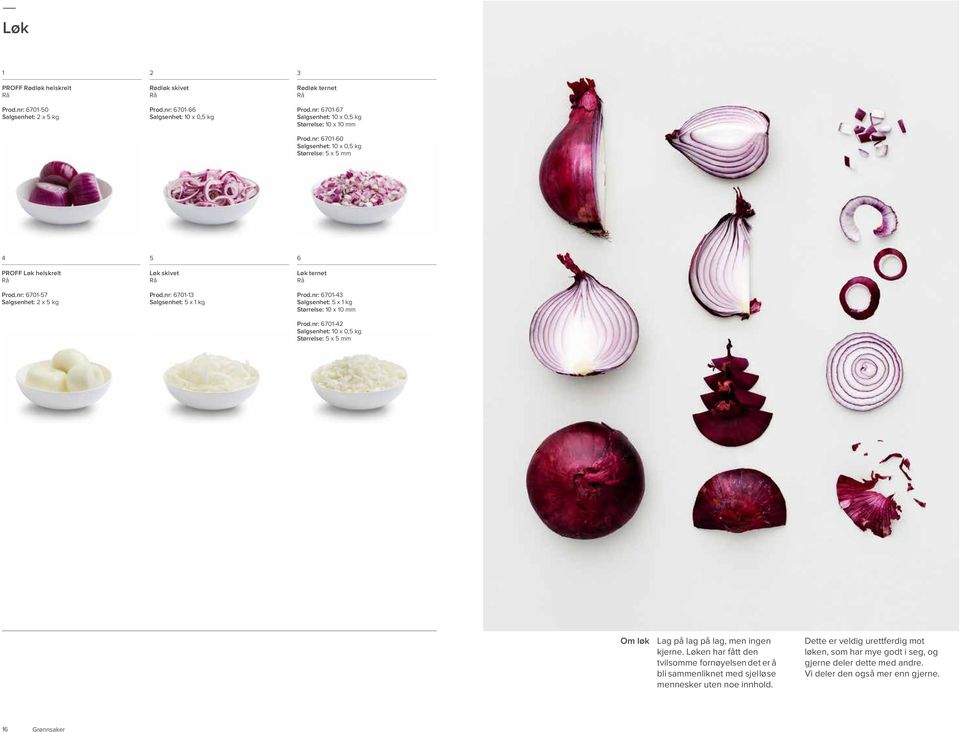 nr: 70- Løk ternet Prod.nr: 70- Størrelse: 0 x 0 mm Prod.nr: 70- Salgsenhet: 0 x 0, kg Størrelse: x mm Om løk Lag på lag på lag, men ingen kjerne.