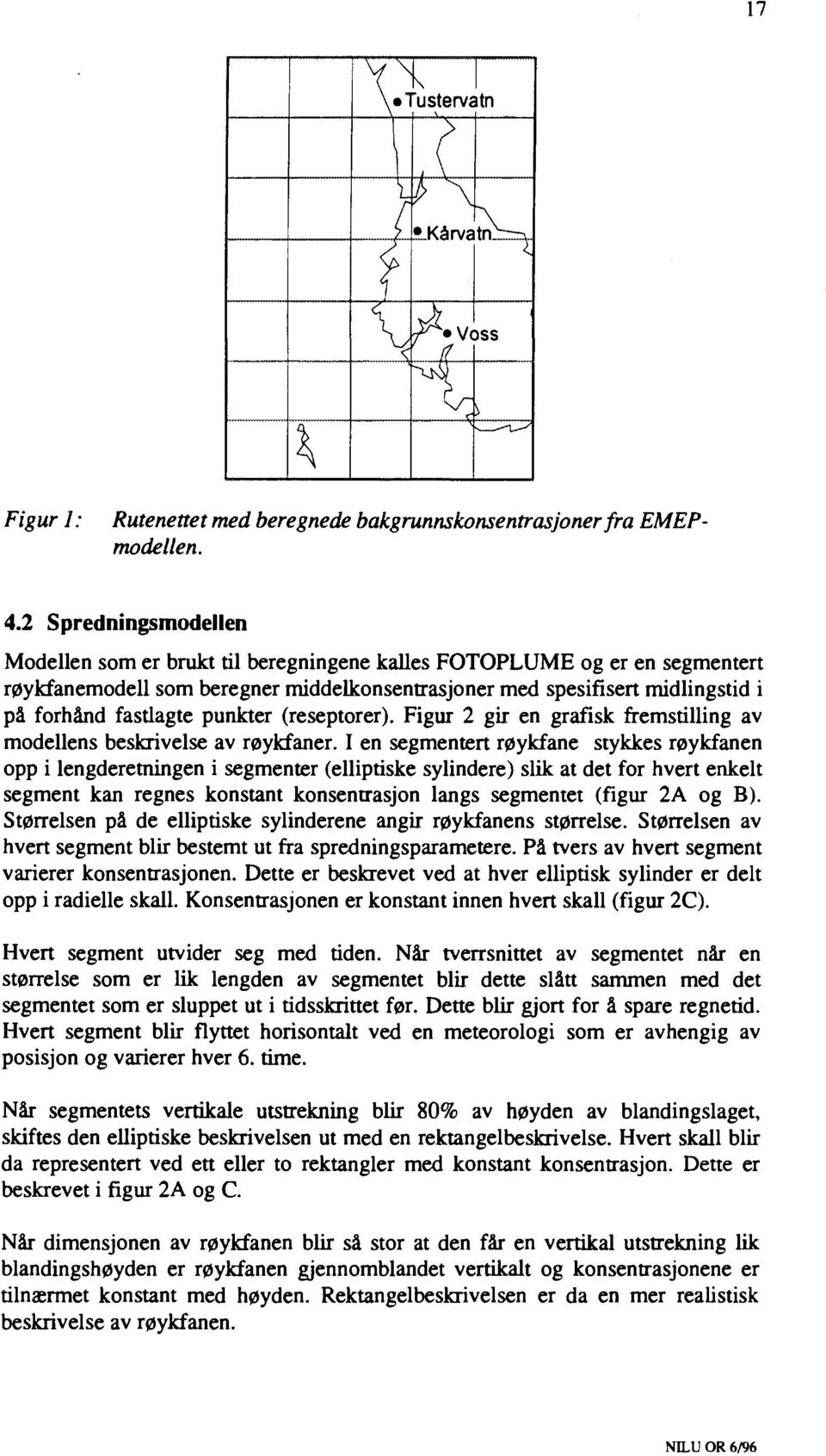 (reseptrer). Figur 2 gir en grafisk fremstilling av mdellens beskrivelse av røykfaner.