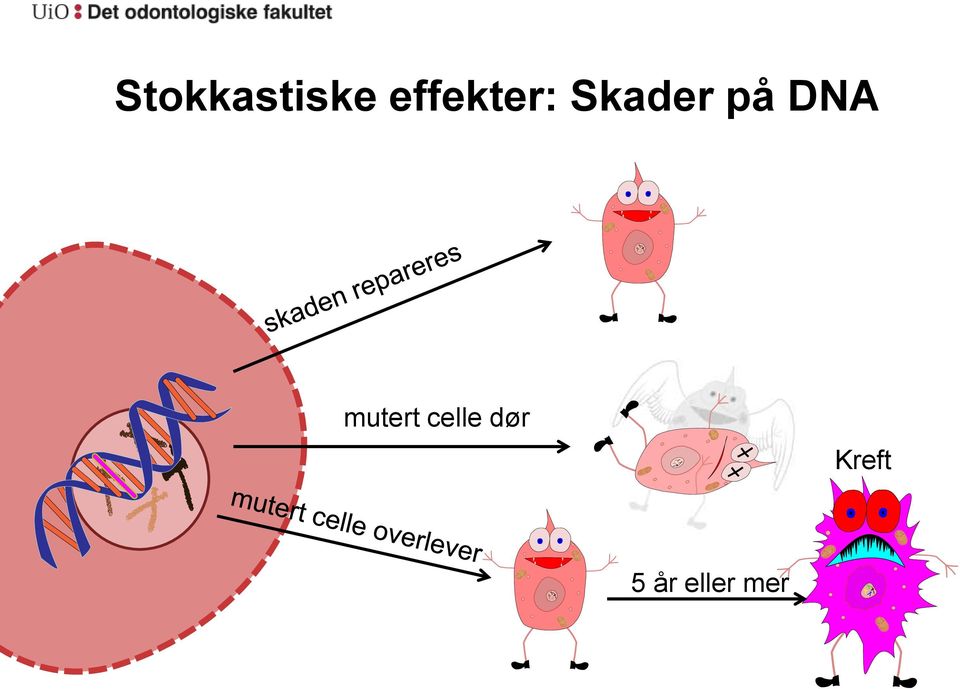 på DNA mutert