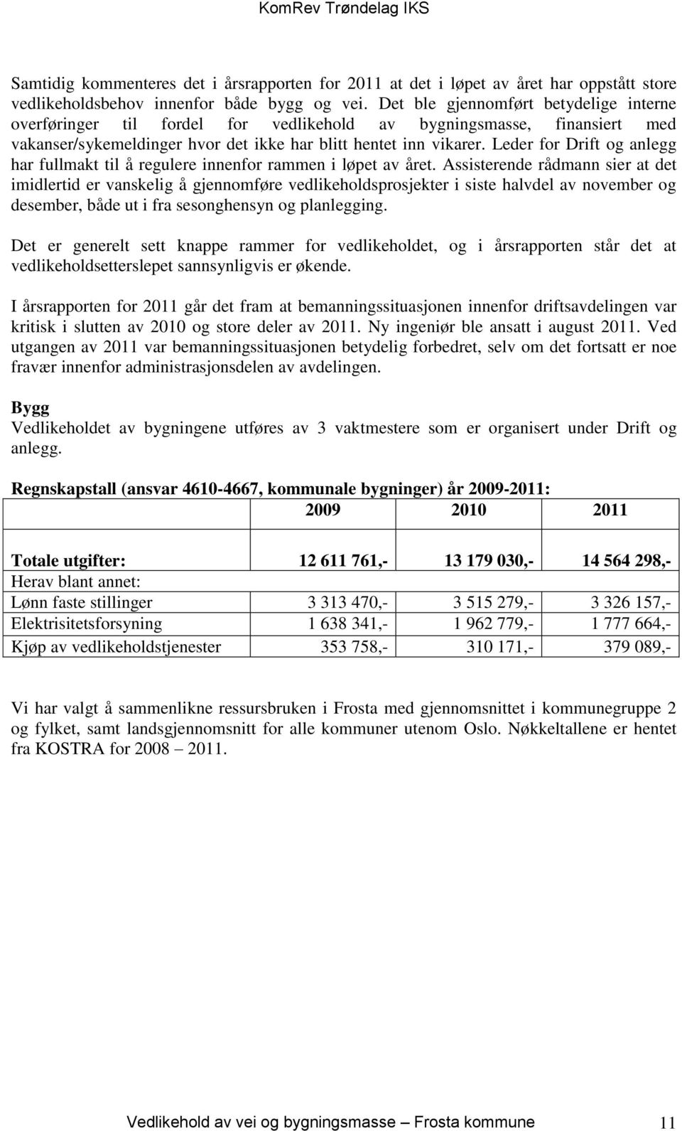 Leder for Drift og anlegg har fullmakt til å regulere innenfor rammen i løpet av året.