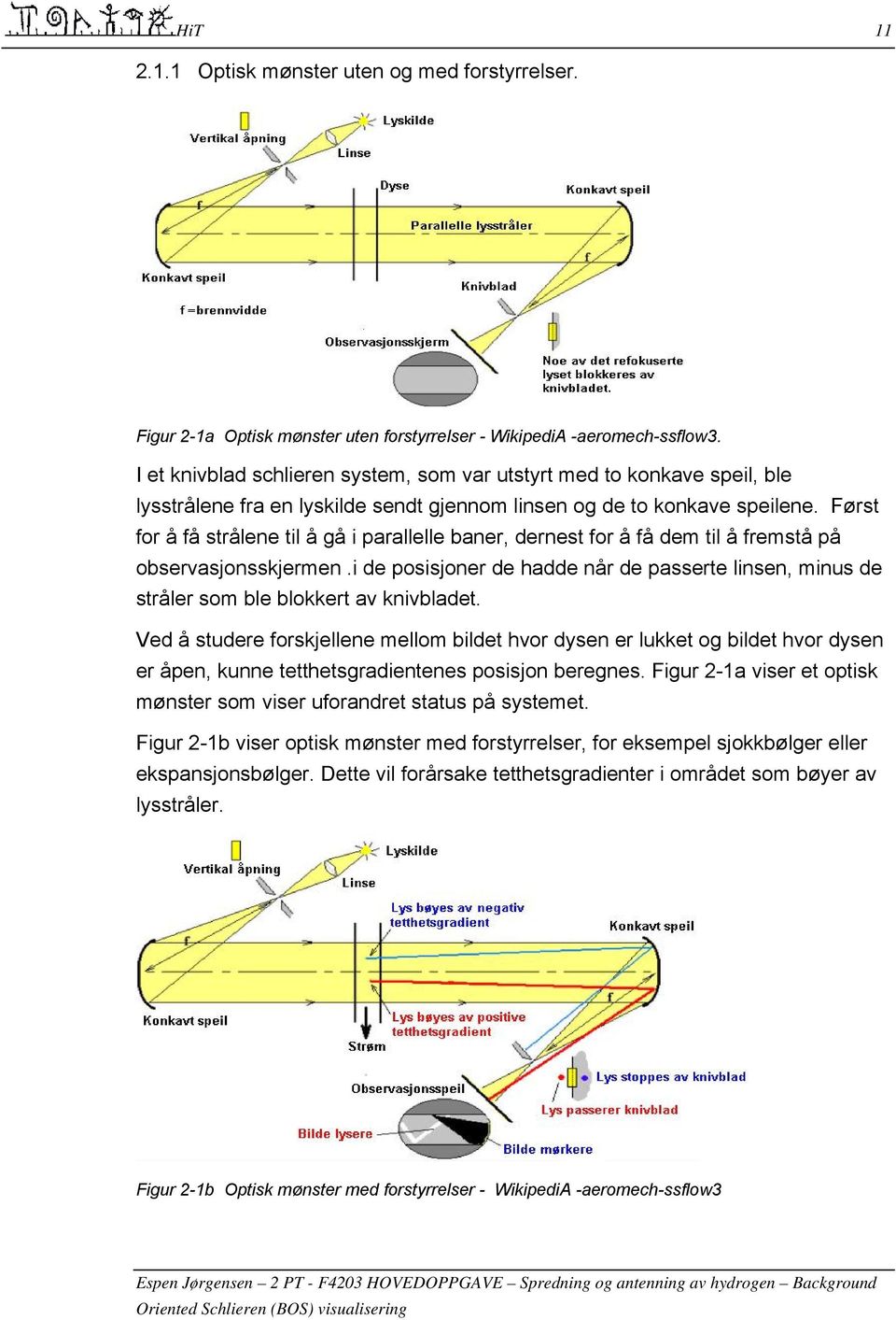 Først for å få strålene til å gå i parallelle baner, dernest for å få dem til å fremstå på observasjonsskjermen.