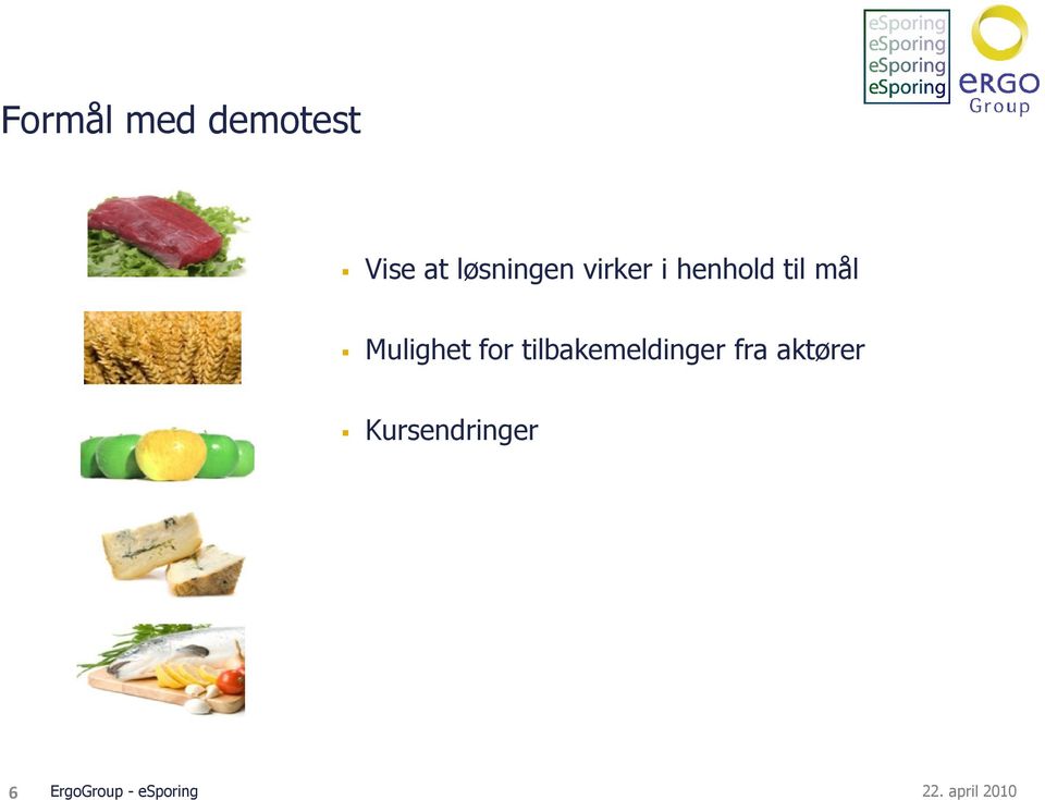 tilbakemeldinger fra aktører