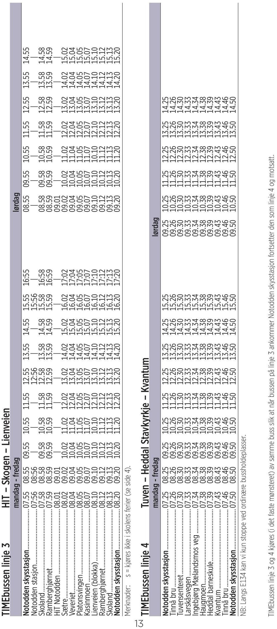 59 14.59 15.59 16:59 08.59 09.59 10.59 11.59 12.59 13.59 14.59 HiT Notodden... 08.01 09.01 09.01 Sætre... 08.02 09.02 10.02 11.02 12.02 13.02 14.02 15.02 16.02 17:02 09.02 10.02 11.02 12.02 13.02 14.02 15.02 Veveriet.