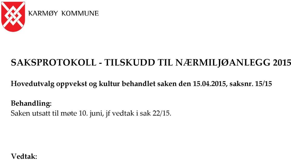 den 15.04.2015, saksnr.