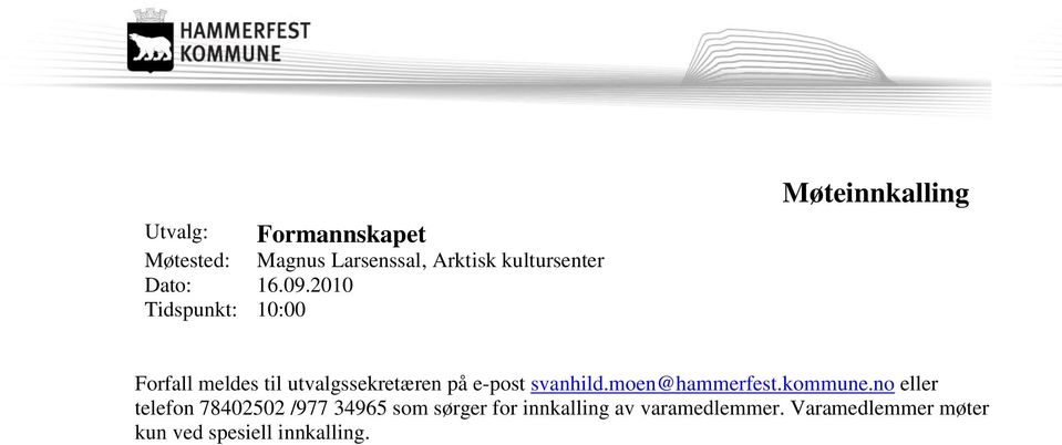 e-post svanhild.moen@hammerfest.kommune.