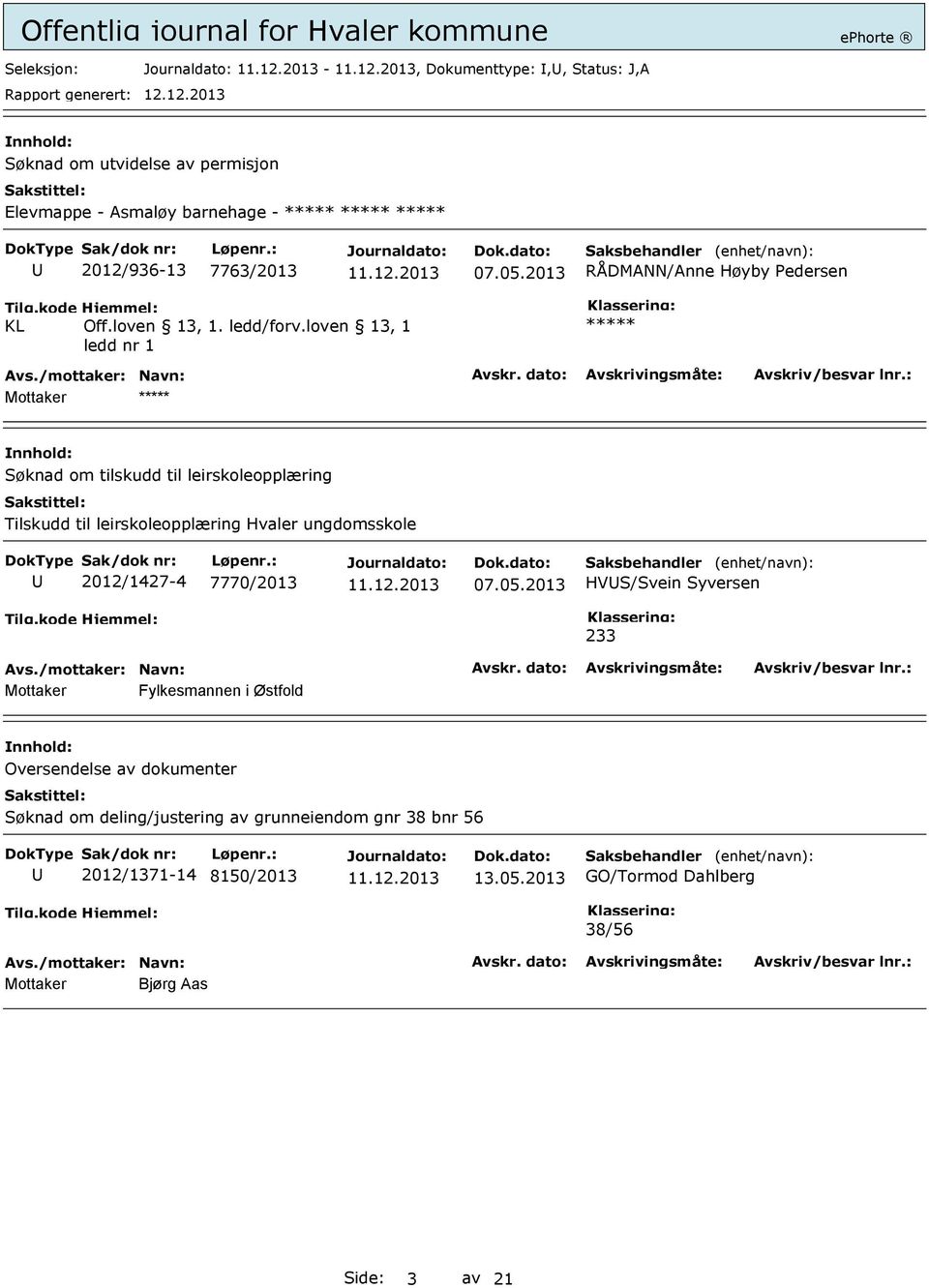 ungdomsskole 2012/1427-4 7770/2013 07.05.