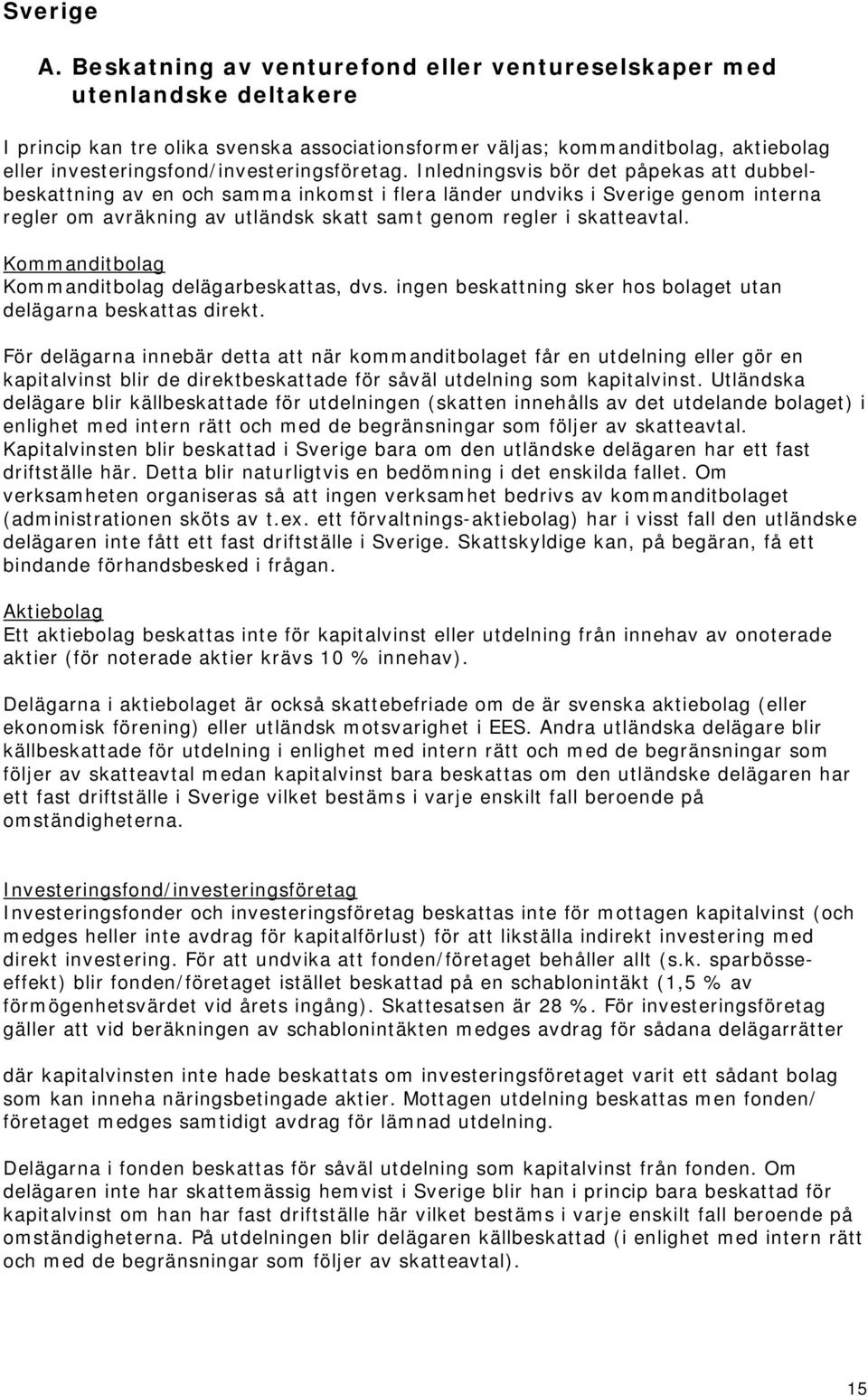 investeringsfond/investeringsföretag.