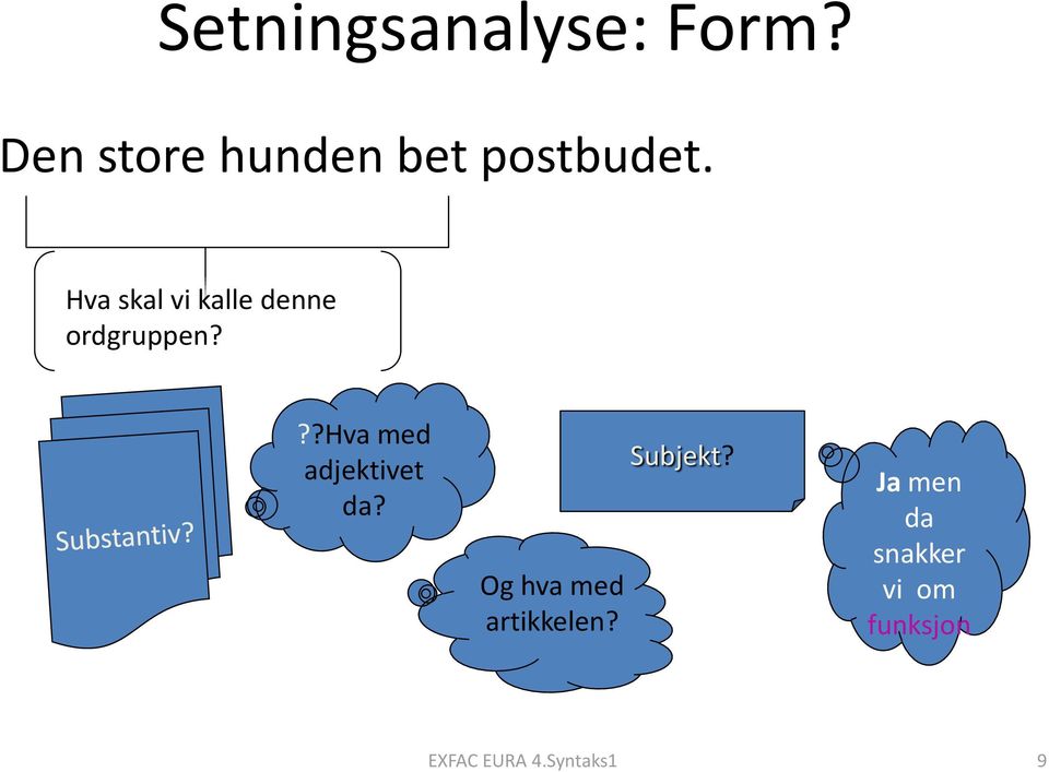 Hva skal vi kalle denne ordgruppen?