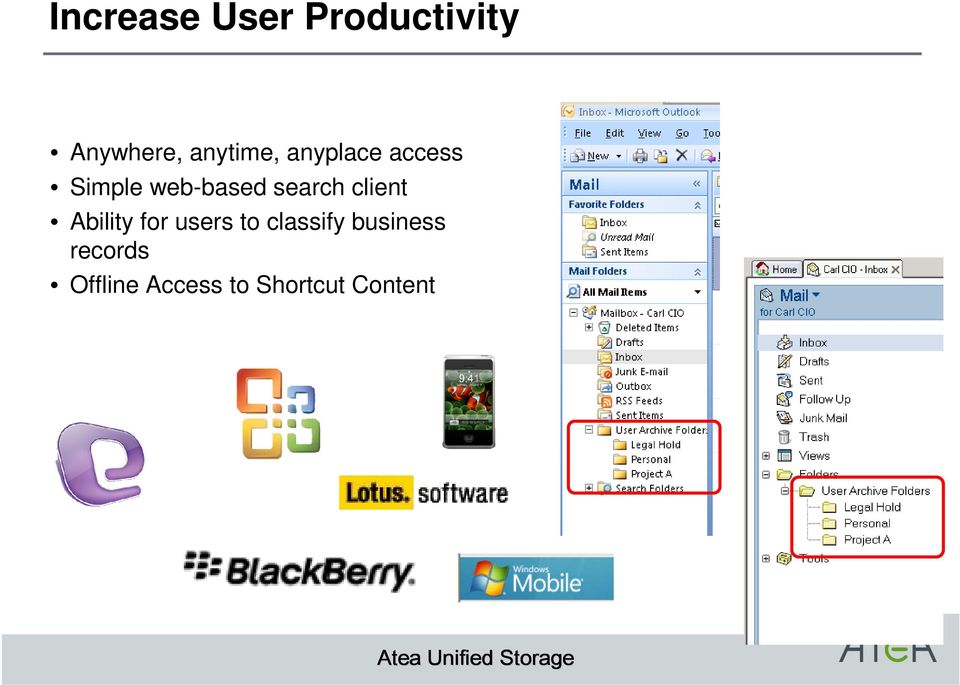 search client Ability for users to classify