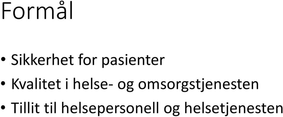 og omsorgstjenesten Tillit