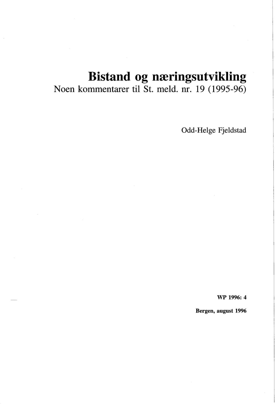 nr. 19 (1995-96) Odd-Helge