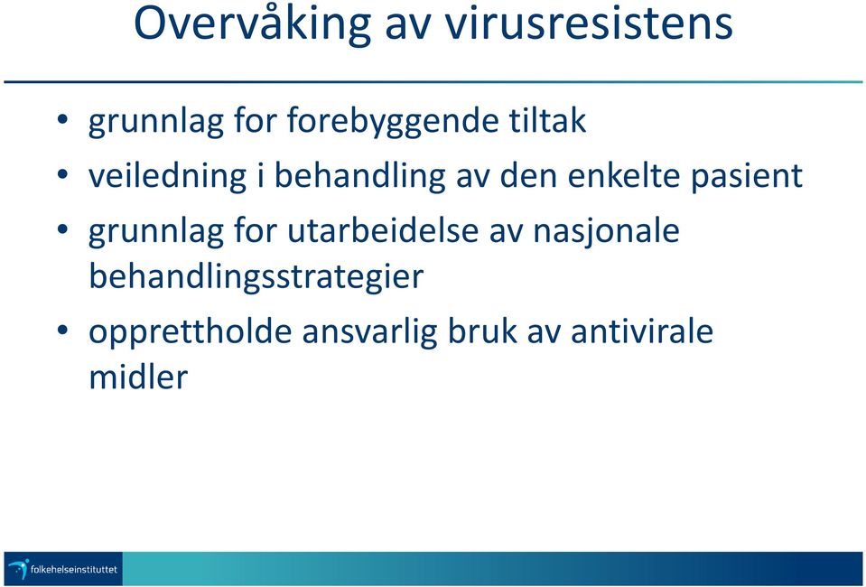 grunnlag for utarbeidelse av nasjonale