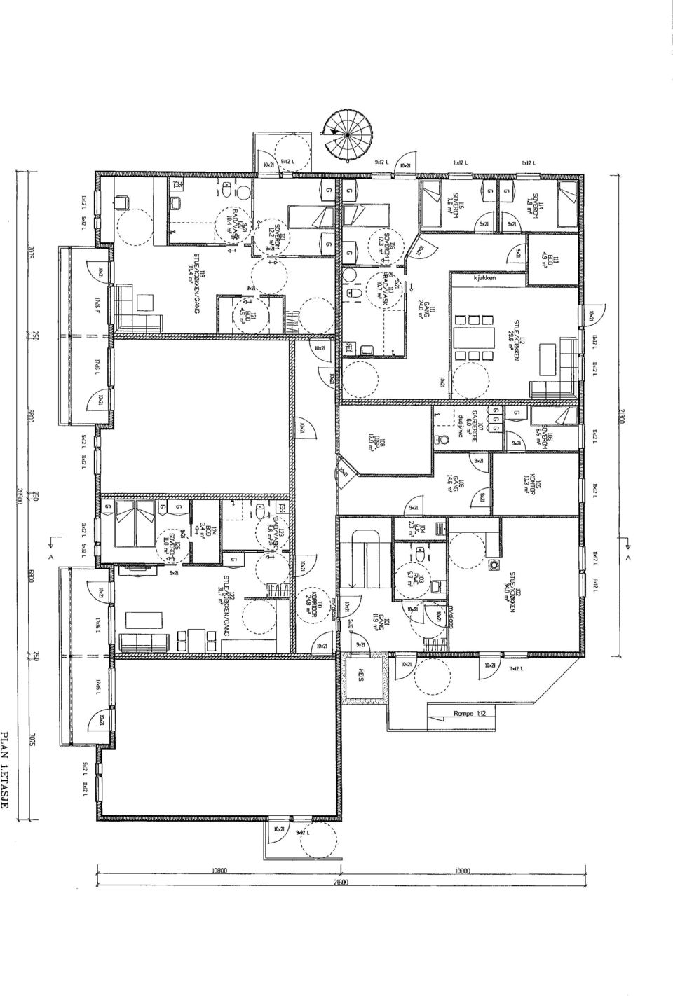 7 m2 ~I DO IlB STUE/KJØKKEN/GANG 39.4 m2 ø. DO.. - - ~ D~ L.