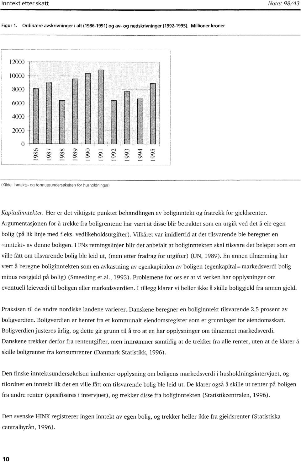 Argumentasjonen for å trekke fra boligrentene har vært at disse blir betraktet som en utgift ved det å eie egen bolig (på lik linje med f.eks. vedlikeholdsutgifter).