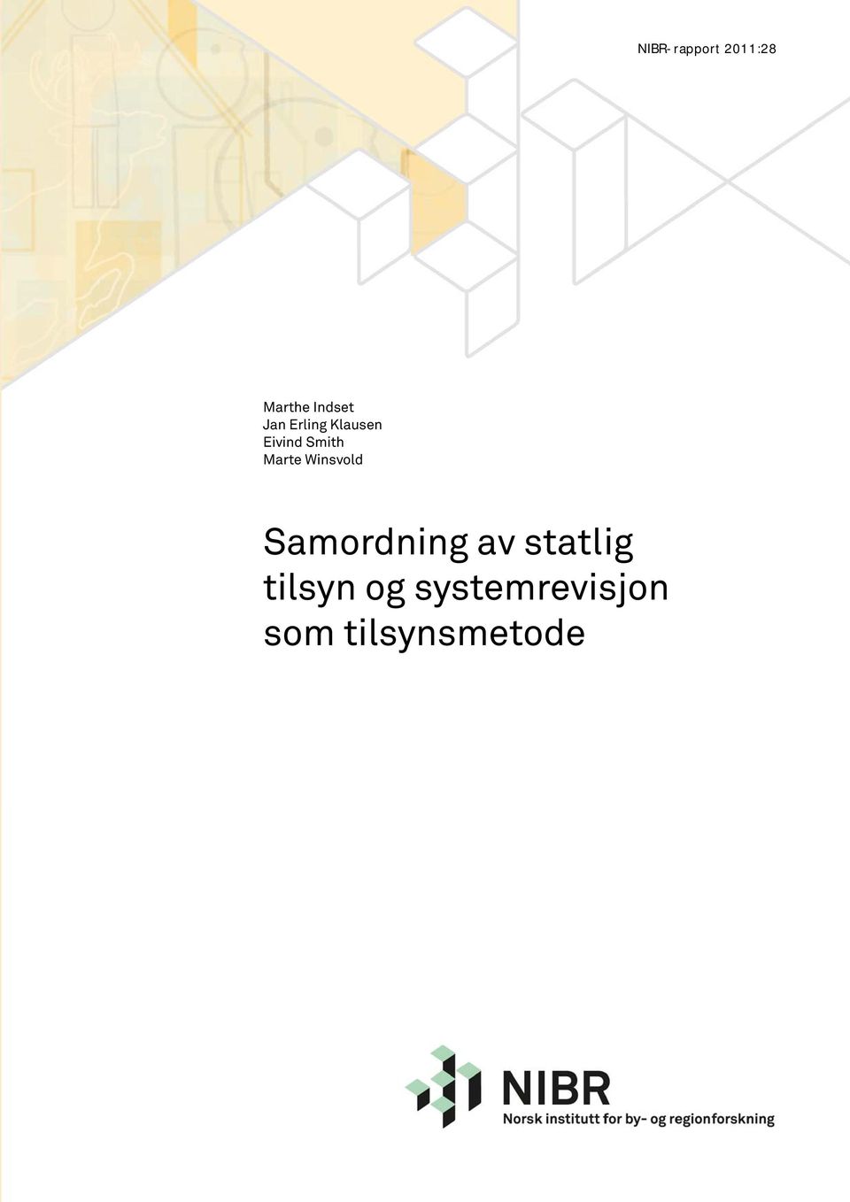 Winsvold Samordning av statlig