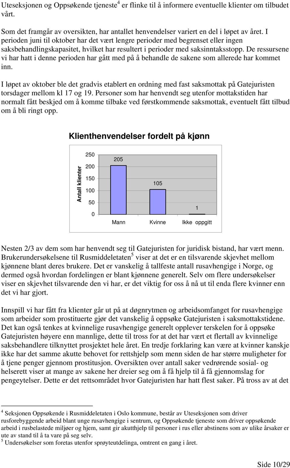 De ressursene vi har hatt i denne perioden har gått med på å behandle de sakene som allerede har kommet inn.