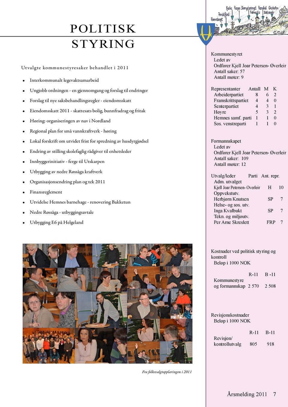 Petersen- Øverleir Antall saker: 57 Antall møter: 9 Representanter Antall M K Arbeiderpartiet 8 6 2 Framskrittspartiet 4 4 0 Senterpartiet 4 3 1 Høyre 5 3 2 samf. parti 1 1 0 Sos.