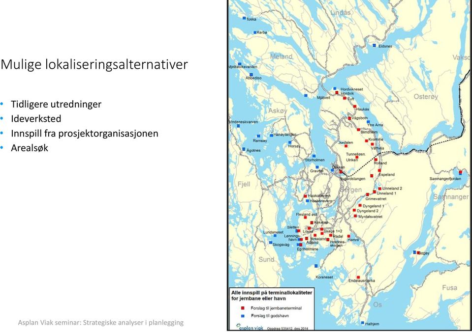 Tidligere utredninger