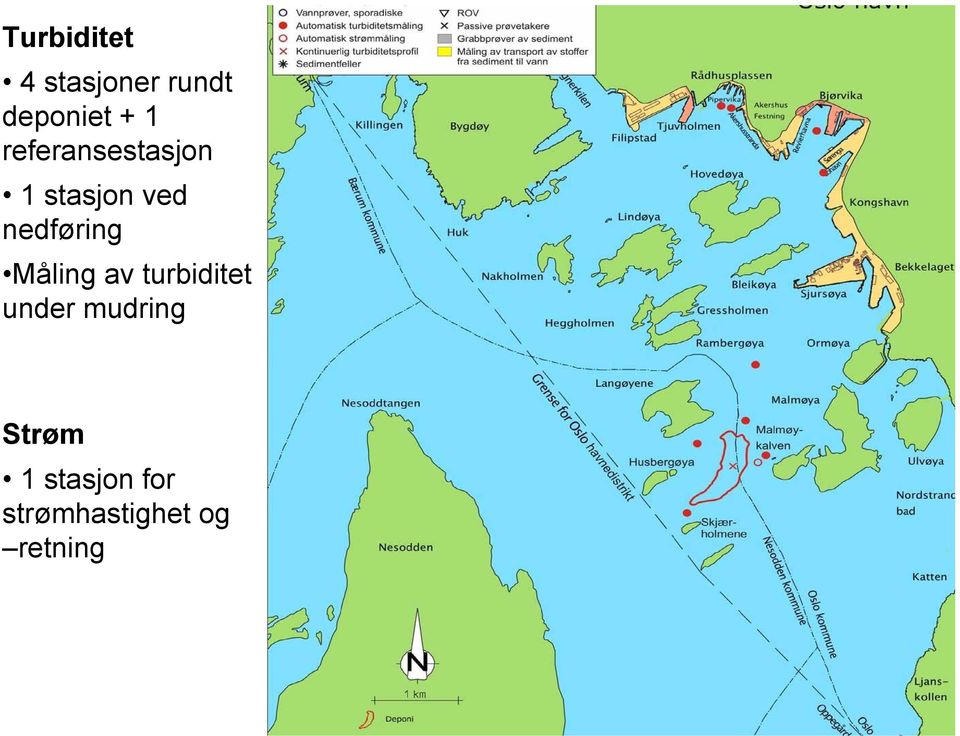 nedføring Måling av turbiditet under