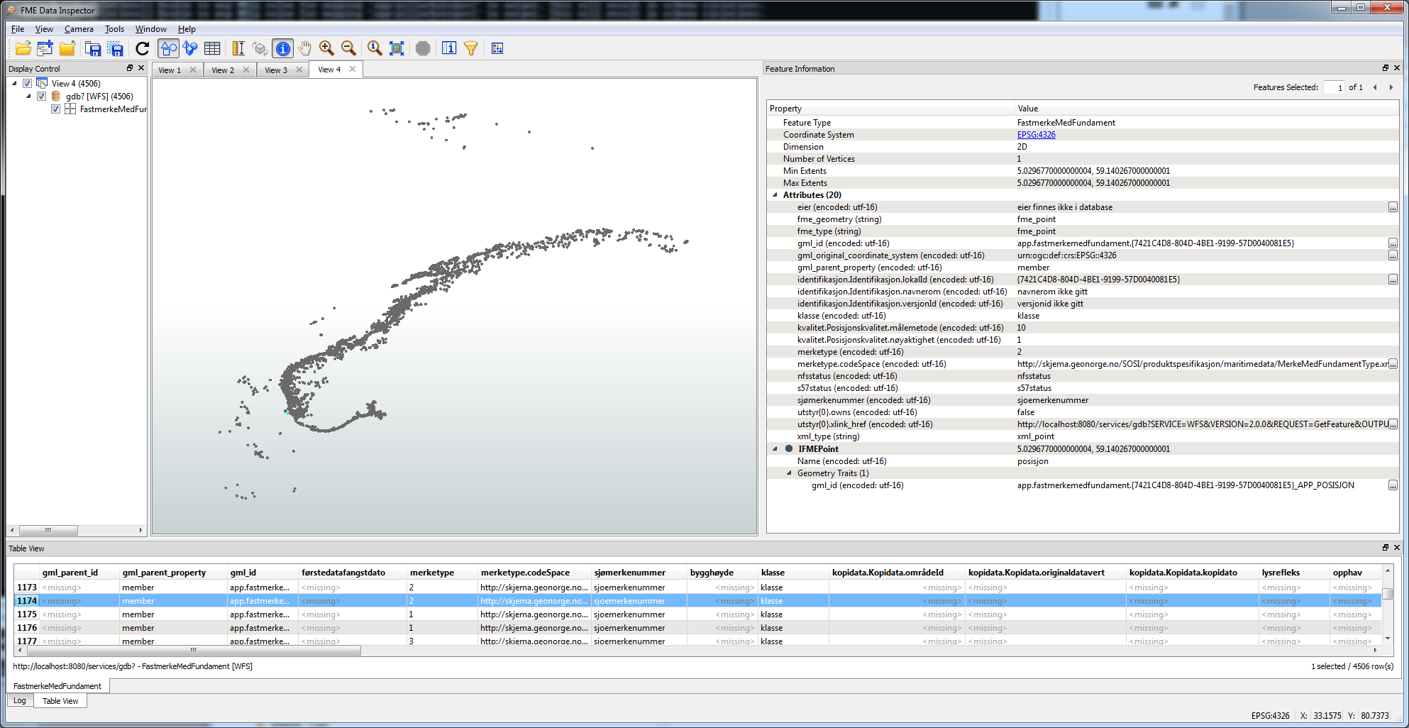 FME Data Inspector -