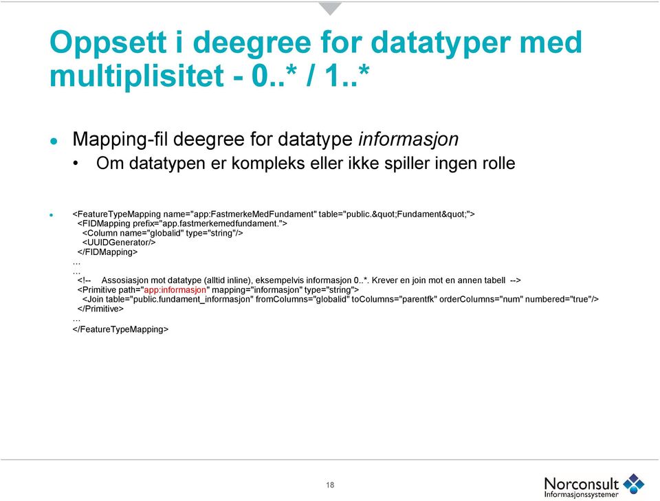 "fundament""> <FIDMapping prefix="app.fastmerkemedfundament."> <Column name="globalid" type="string"/> <UUIDGenerator/> </FIDMapping> <!