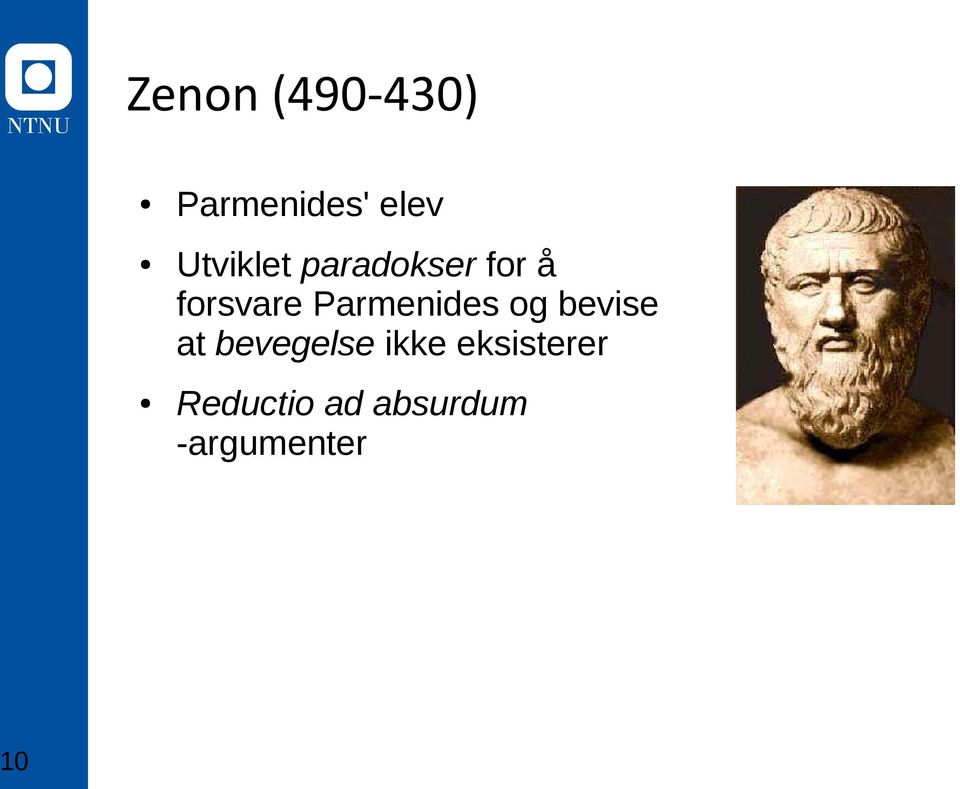 Parmenides og bevise at bevegelse ikke