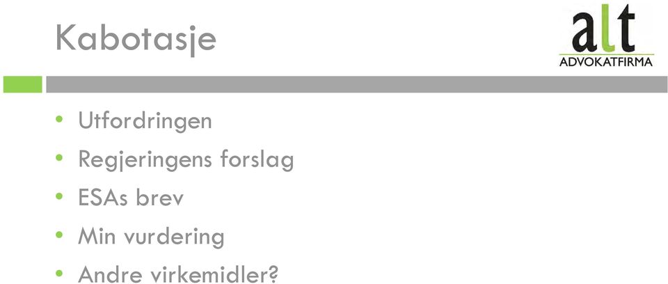 Regjeringens forslag