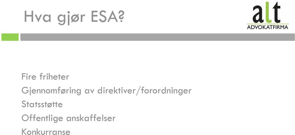 av direktiver/forordninger