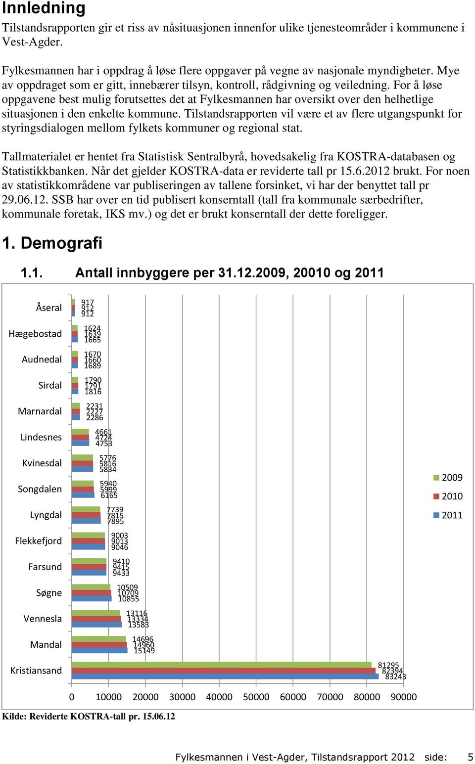 For å løse oppgavene best mulig forutsettes det at Fylkesmannen har oversikt over den helhetlige situasjonen i den enkelte kommune.