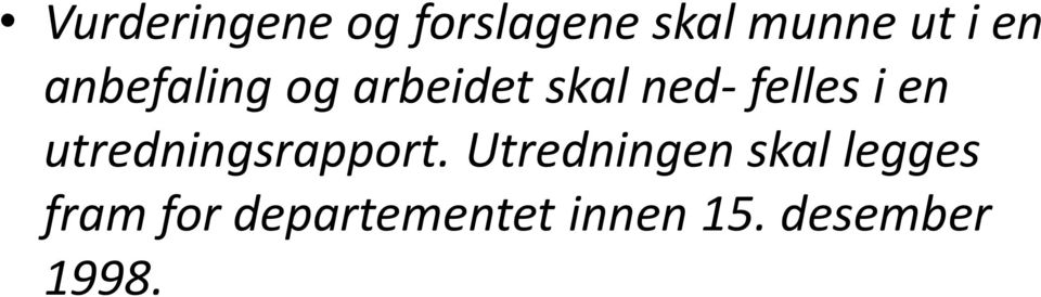 utredningsrapport.