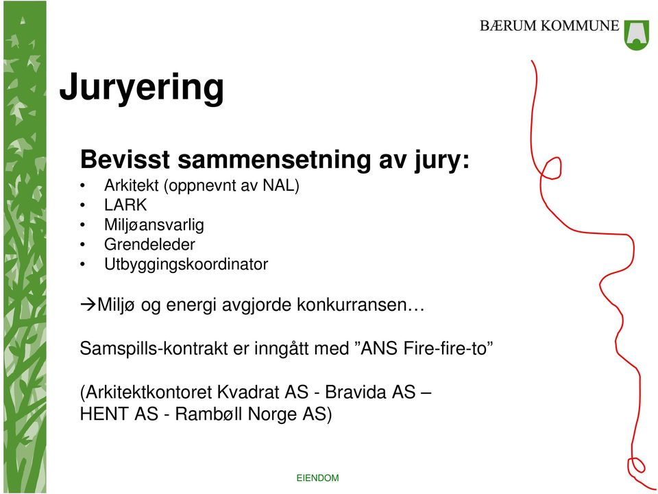 avgjorde konkurransen Samspills-kontrakt er inngått med ANS