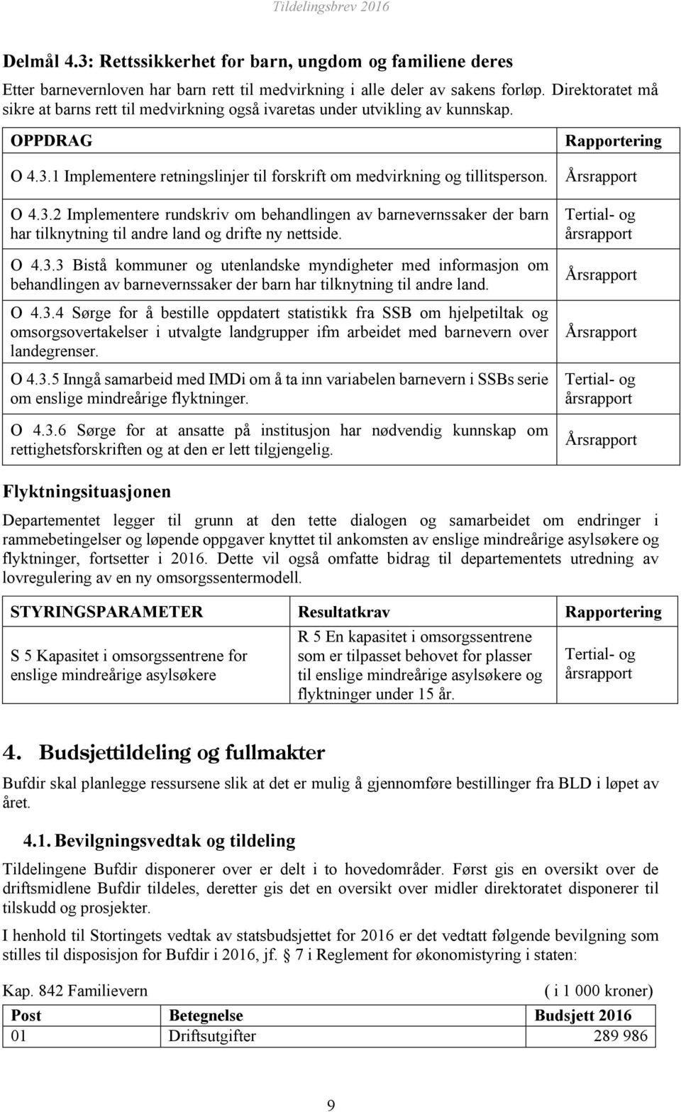 O 4.3.2 Implementere rundskriv om behandlingen av barnevernssaker der barn har tilknytning til andre land og drifte ny nettside. O 4.3.3 Bistå kommuner og utenlandske myndigheter med informasjon om behandlingen av barnevernssaker der barn har tilknytning til andre land.